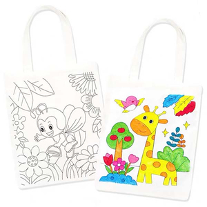 Top Quality Heat Eco-Friendly Graffiti Bags Canvas Painting Diy Coloring <b>Set</b> Painting Bag for Kids With <b>Colour</b> Pens - Product Image 1
