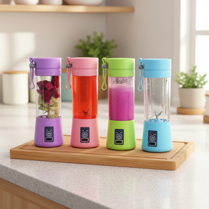 <span class=keywords><strong>Mini</strong></span> mixeur électrique <span class=keywords><strong>portable</strong></span> USB 6 lames pour fruits, rechargeable sans fil, pour la maison - Product Image 1