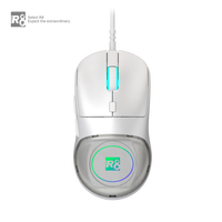 Grosir Mouse Gaming transparan 7200DPI dengan lampu RGB-desain ergonomis untuk gamer & profesional