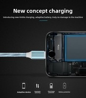 Câble de charge magnétique à lumière LED fluide 4FT |   3 en 1 Type-C |   Charge rapide et transfert de données |   Cadeau promotionnel universel