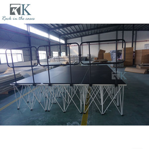 RK Aluminum Folding Stage Platform 1.22m x 1.22m Modular Rectangular Stage Display Equipment for Exhibitions - Product Image 6