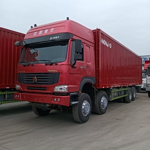 Gebrauchte schwere LKW HOWO Muldenkipper 8x4 Fracht transport fahrzeug 9,6 Meter Container Fracht fahrzeug - Product Image 2