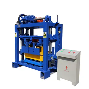 hand operated used concrete block making machine uk  QT40-2 baking free brick machine henan