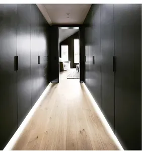 Siêu mỏng nhôm ốp chân tường Hội Đồng Quản trị snap-on Cài đặt 6cm 8cm kim loại thép không gỉ hẹp sàn ván chân tường - Product Image 3