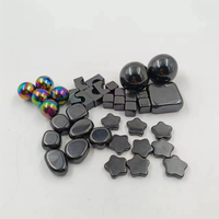 Minéral hématite de qualité industrielle, pierre naturelle pour artisanat, décoration, collection, éducation scientifique, exposition et échecs magnétiques