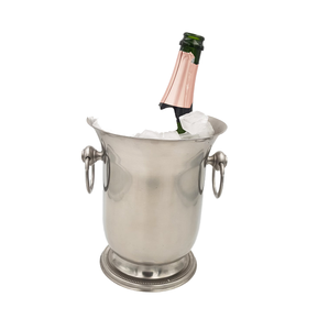 Cubo de Hielo para Vino de Acero Inoxidable Tradicional Personalizado con Asa de Cobre, Diseño para Mesa, Restaurante, Bar, Decoración - Product Image 1