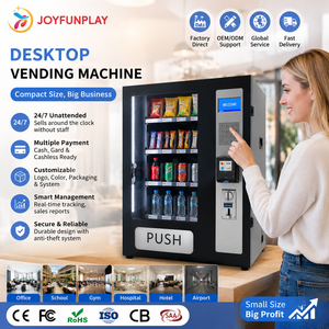 Mini distributeur automatique JFP, petit distributeur automatique intelligent de collations et de boissons, écran tactile, paiement multi-mode, <span class=keywords><strong>24h</strong></span>/24 - Product Image 5