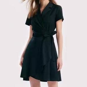 Robe Formelle Originale OEM pour Femme, Col Rabattu, Style Vintage, Respirante, Vente Chaude, Robes Décontractées pour Dames - Product Image 2