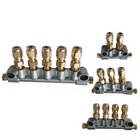 Système de lubrification CNC, distributeur d'huile volumétrique 2/3/4/5 voies