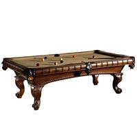 Nouvelle table de billard professionnelle de luxe sur mesure, moderne et de haute qualité, avec coussinets, design en ardoise et cuir, en bois massif, disponible en 7, 8 et 9 pieds