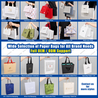 Sac en papier personnalisé de luxe avec logo en feuille d'or mat gaufré, sac cadeau pour boutique de vêtements