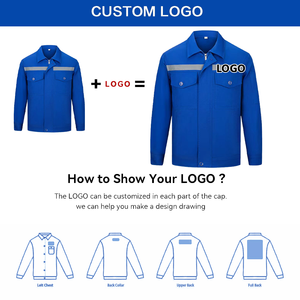 Uniforme de algodón puro con logotipo personalizado para <span class=keywords><strong>trabajadores</strong></span> de minería industrial, ropa de trabajo reflectante, ropa de seguridad, camisas de trabajo de alta visibilidad - Product Image 2