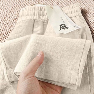Pantaloni Larghi a <span class=keywords><strong>Vita</strong></span> <span class=keywords><strong>Alta</strong></span> in <span class=keywords><strong>Lino</strong></span> da Donna Estate 2025 – Casual, Dritti, alla Moda, Versatili, Comodi e Leggeri - Product Image 6