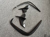 Kit de carrosserie de décoration de sortie d'air de pare-chocs arrière en fibre de carbone sèche de haute qualité 3K pour BMW Série 8 G14, style X amélioré, outils automobiles
