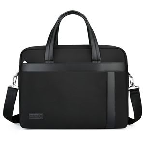 Sac à main professionnel en tissu de qualité supérieure, sac bandoulière décontracté imperméable, grande capacité, sacoche simple pour ordinateur portable. - Product Image 1
