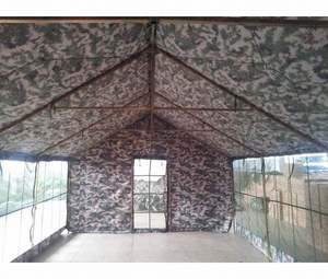 Carpa de Camping de Lona Tipo Safari Grande de Camuflaje Personalizada de 5x10M con Pared Lateral de Pantalla Grande para Zonas Tropicales - Product Image 4