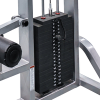 Machine de tirage vertical commerciale pour l'entraînement du dos, équipement de tirage vertical assis pour salle de sport