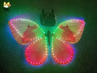 Drone LED en forme de papillon TIGERGOODS, utilisé pour la décoration d'événements, les mariages, les spectacles sur scène et la promotion commerciale