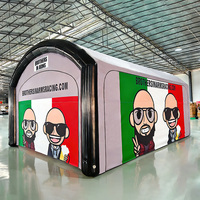 Tente gonflable étanche en PVC de haute qualité, taille personnalisée, impression de motifs, logo, pour salon professionnel, parking, exposition en extérieur