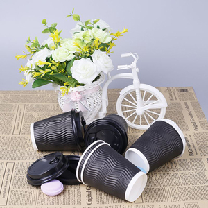 Disposable Corrugated Paper Cup <strong>Holder</strong> for Coffee Tea Cola <strong>Drinking</strong> Carrier - Product Image 5