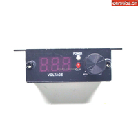 Composants de bouton de bassin d'amplificateur de voiture de Style brésilien avec affichage de tension de lumière d'agrafe pour l'amplificateur de voiture 3000W 5000W 8000W 18000W