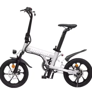 Domlin 16 Inch Waterproof Mini Electric Bike Foldable With Single Speed