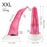 Fabrikpreis Neues Design 3D-Druck Form Tier-Dildo Erwachsenen-Fantasie-Sexspielzeug G-Punkt-Sexspielzeug Analplug für Erwachsene Männer Frauen