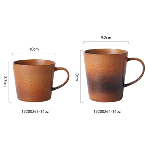 Tasse en céramique de style japonais de l'usine de <span class=keywords><strong>Hualian</strong></span> OEM et ODM thé et café de l'après-midi cadeaux d'affaires de style européen - Product Image 2