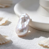 Perles baroques d'eau douce de qualité AAAA, 14 mm, blanches, naturelles, pour la fabrication de bijoux