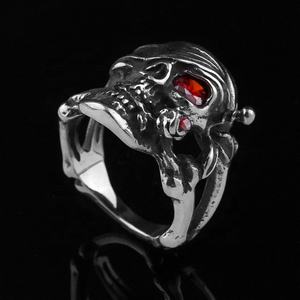 Anillos Punk para Hombre, Joyería de Acero Inoxidable, Diseños de Calaveras, Anillo de Dedo Personalizado Vikling, Precio al por Mayor - Product Image 5