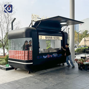 CAMP Cuisine mobile de luxe remorque alimentaire entièrement équipée chariot de camion de nourriture de café remorque de concession voiture de nourriture - Product Image 3