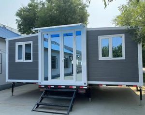 JUJIU prefabbricato espandibile pieghevole casa Mobile del contenitore a casa sulla ruota si può tirare e correre - Product Image 5