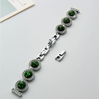 Nouveau bracelet de luxe brillant en acier inoxydable avec motif souris et diamants pour montre connectée Series 11 10 9/8/7/6/5