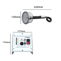 Machine de flocage électrostatique haute tension 220V à commande PLC, construction en acier inoxydable pour revêtement en poudre métallique automatique