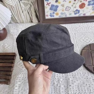 Japanese Style <b>Flat</b> Cap For Women Cotton Canvas Autumn Spring Harajuku Fashion Equestrian <b>Hat</b> - Product Image 4