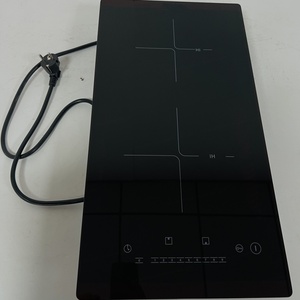 Placa Calefactora Eléctrica de Cerámica, Cocina de Inducción Doble Portátil con 2 Quemadores - Product Image 1