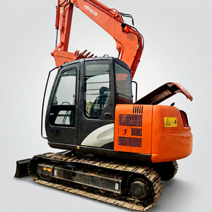 รถขุดตีนตะขาบฮิตาชิ แซกซิส 70 ขนาด 7 ตัน พร้อมบุ้งกี๋ขุดดิน มือสอง - Product Image 1