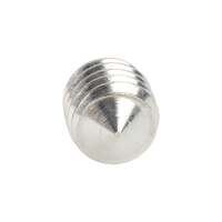 Vis sans tête hexagonales en acier inoxydable 304 DIN 914 A2-21H de précision avec pointe conique