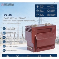 Transformateur de courant triphasé LZX-10 CT 10kV/15KV 0.2S/0.5 Mesure 10P10/10P15 Classe de protection Toroidal Enroulement en cuivre