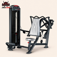 Machine de presse triceps assise professionnelle avec siège réglable pour l'entraînement de la force des bras supérieurs