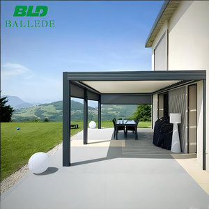 Pérgola Eléctrica de Aluminio para Montar en la Pared, Bioclimática, Motorizada, para Jardín, Envío a Auckland - Product Image 4