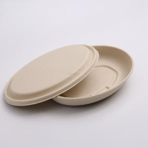 Muestras gratis Compostable Alimentos To-Go Contenedores Desechables Caña de azúcar Bagazo Pulpa <span class=keywords><strong>Take</strong></span> <span class=keywords><strong>Away</strong></span> Food Lunch Box - Product Image 3