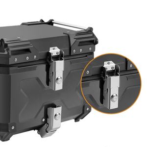 नए उत्पाद मोटरसाइकिल पूंछ बॉक्स एल्यूमीनियम मिश्र धातु मोटर मोटर बाइक ट्रंक बड़ी पूंछ भंडारण बॉक्स शीर्ष केस सहायक उपकरण निर्माता - Product Image 5