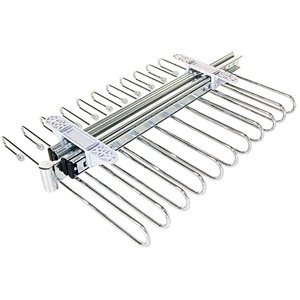 Porte-pantalon rétractable monté sur le haut moderne en acier plastique conception tirer tiroir glissière Rail maison cuisine armoire armoires accessoire - Product Image 2