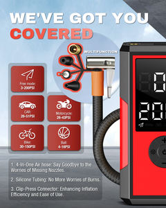 Hot Selling Nood Luchtcompressor Pomp Auto Jump Starter Power Bank Elektrisch Draagbaar Digitaal Met Batterijcapaciteit 1000 - Product Image 6