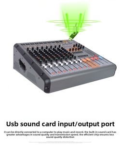 Profesyonel Güçsüz DJ Kontrol Cihazı Miksaj Konsolu Sahne Düğün Performansı Karaoke Sistemi Bluetooth USB Çin Menşeli Hayır - Product Image 2