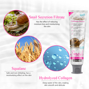 Crème dépilatoire semi-permanente au collagène d'escargot, peau lisse, sans taches noires, crème dépilatoire <span class=keywords><strong>pour</strong></span> hommes et femmes - Product Image 5