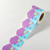 Étiquettes autocollantes rondes personnalisées pour produits, logo d'entreprise, étiquettes d'emballage, autocollants en vinyle imperméables, étiquettes en PVC en rouleau, autocollants pour boîtes cadeaux