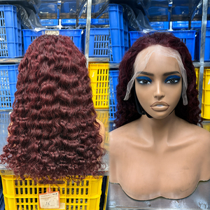 Wholesale Products Sale Burmese Curly Hair <b>Wig</b> Human Hair <b>Lace</b> Front Highlighters HD <b>Lace</b> <b>Wig</b> Glueless - Product Image 1