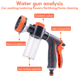 Vòi nước Súng rửa xe vườn tưới nước Bộ dụng cụ với nhiều phun - Product Image 2
